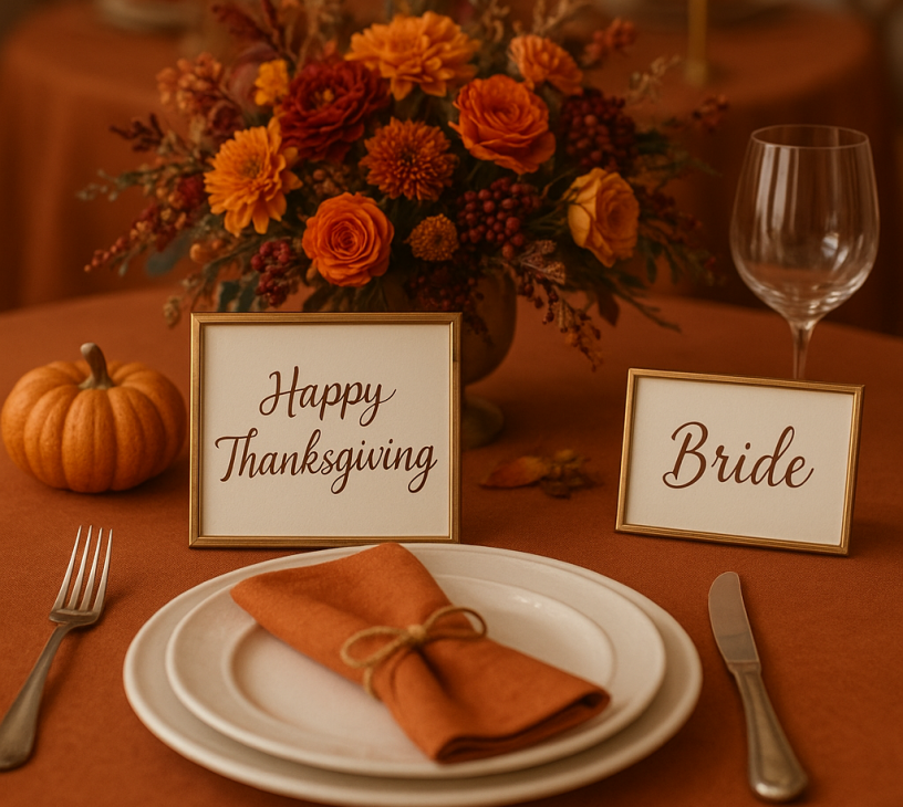 Thanksgiving Destination Wedding