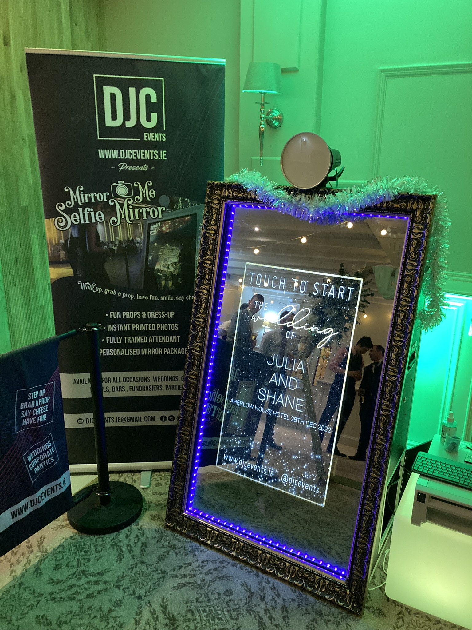 DJC Events Magic Selfie Mirror